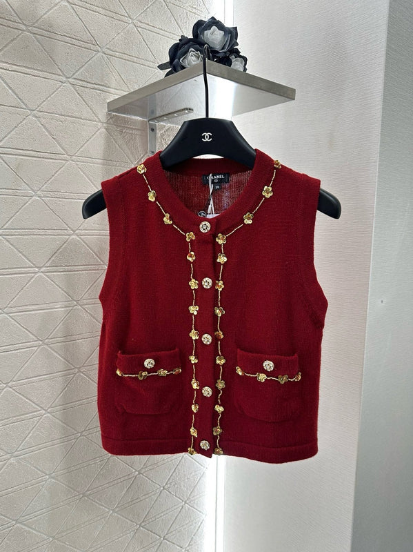 25 New Arrival Beaded Knit Vest