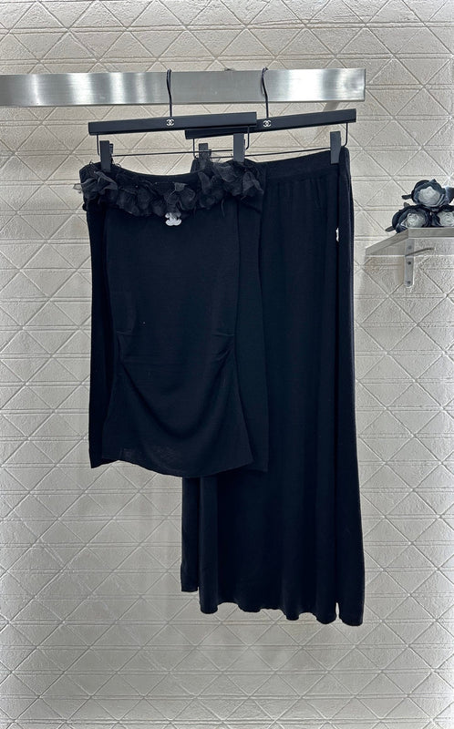 25 New Arrival Knitted Long-Sleeved Skirt Set