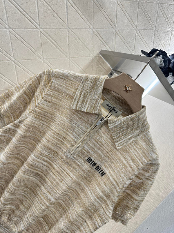 2025 new products Knitted short sleeves
