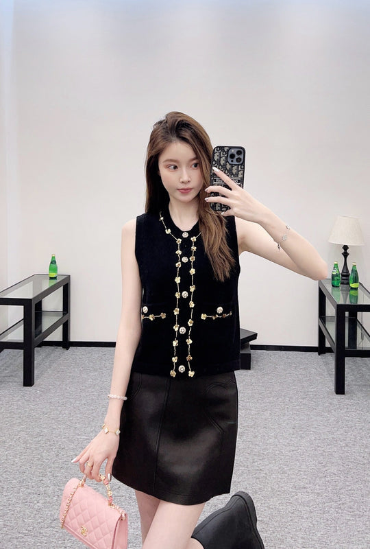 25 New Arrival Beaded Knit Vest
