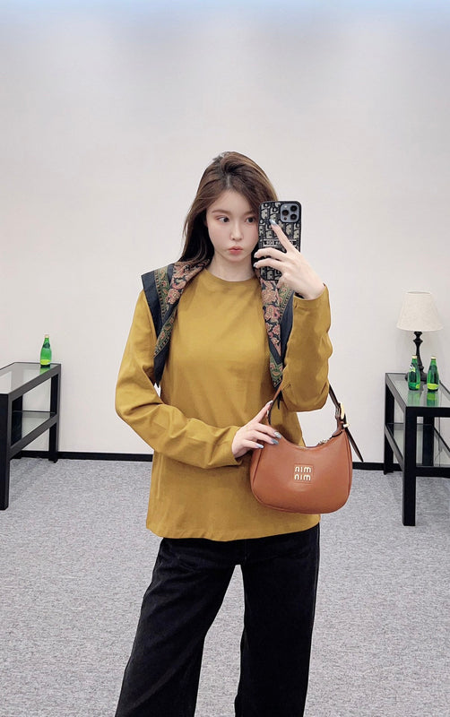 25 New Products Scarf Round Neck Top