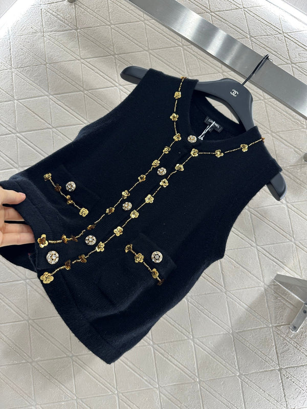 25 New Arrival Beaded Knit Vest