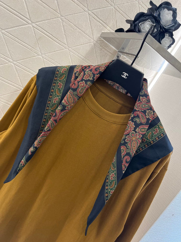 25 New Products Scarf Round Neck Top