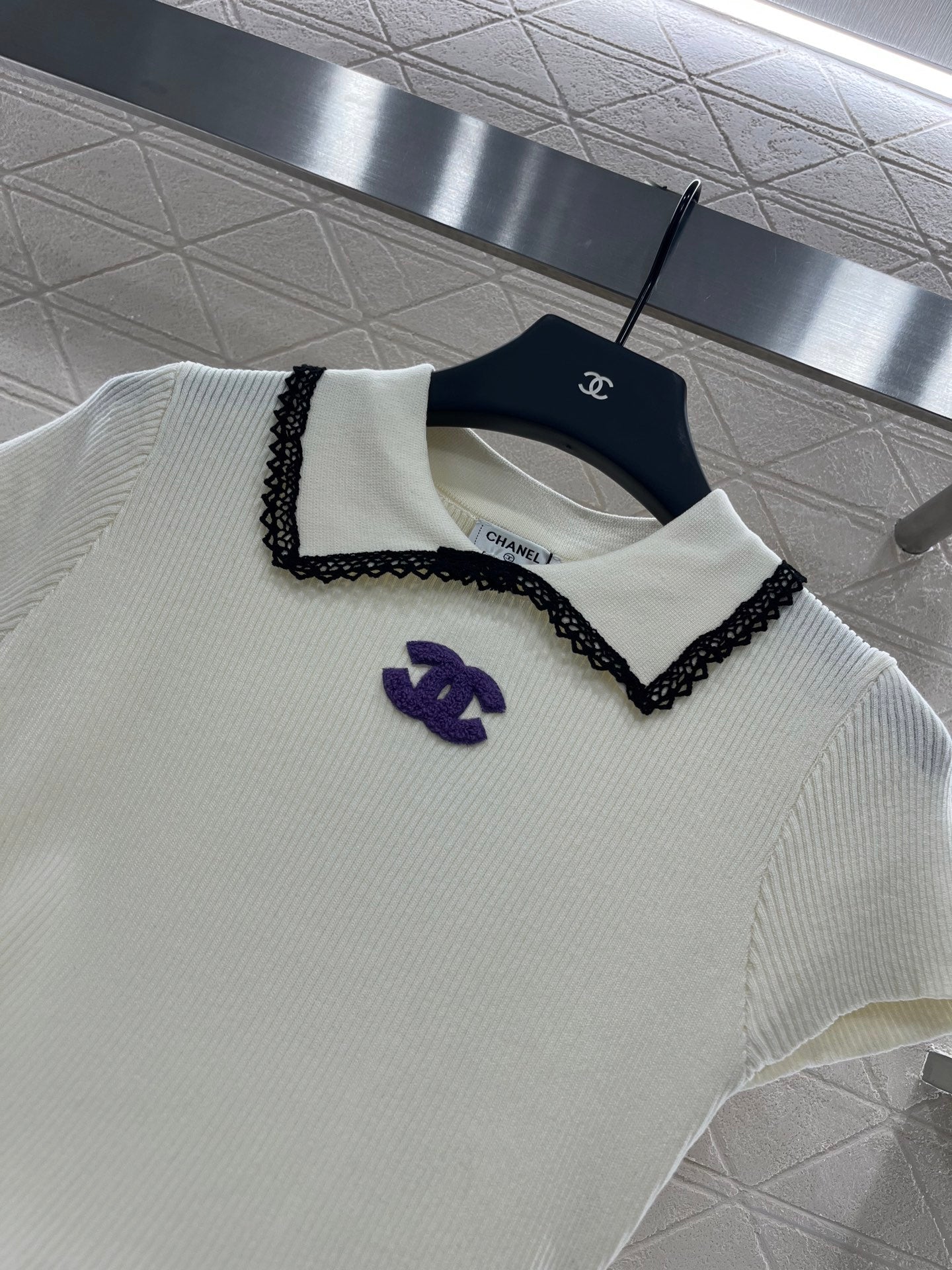 25 new product Hollow knitted short sleeves