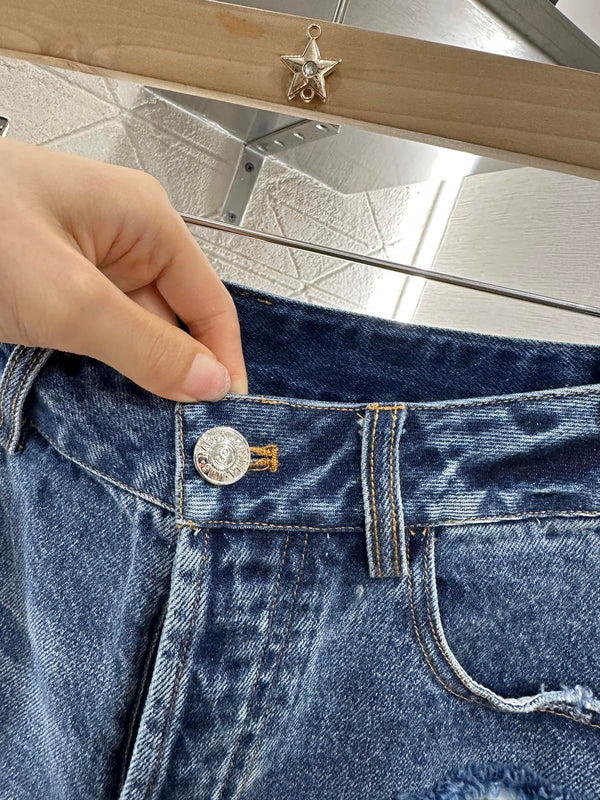 2025 new products Denim shorts