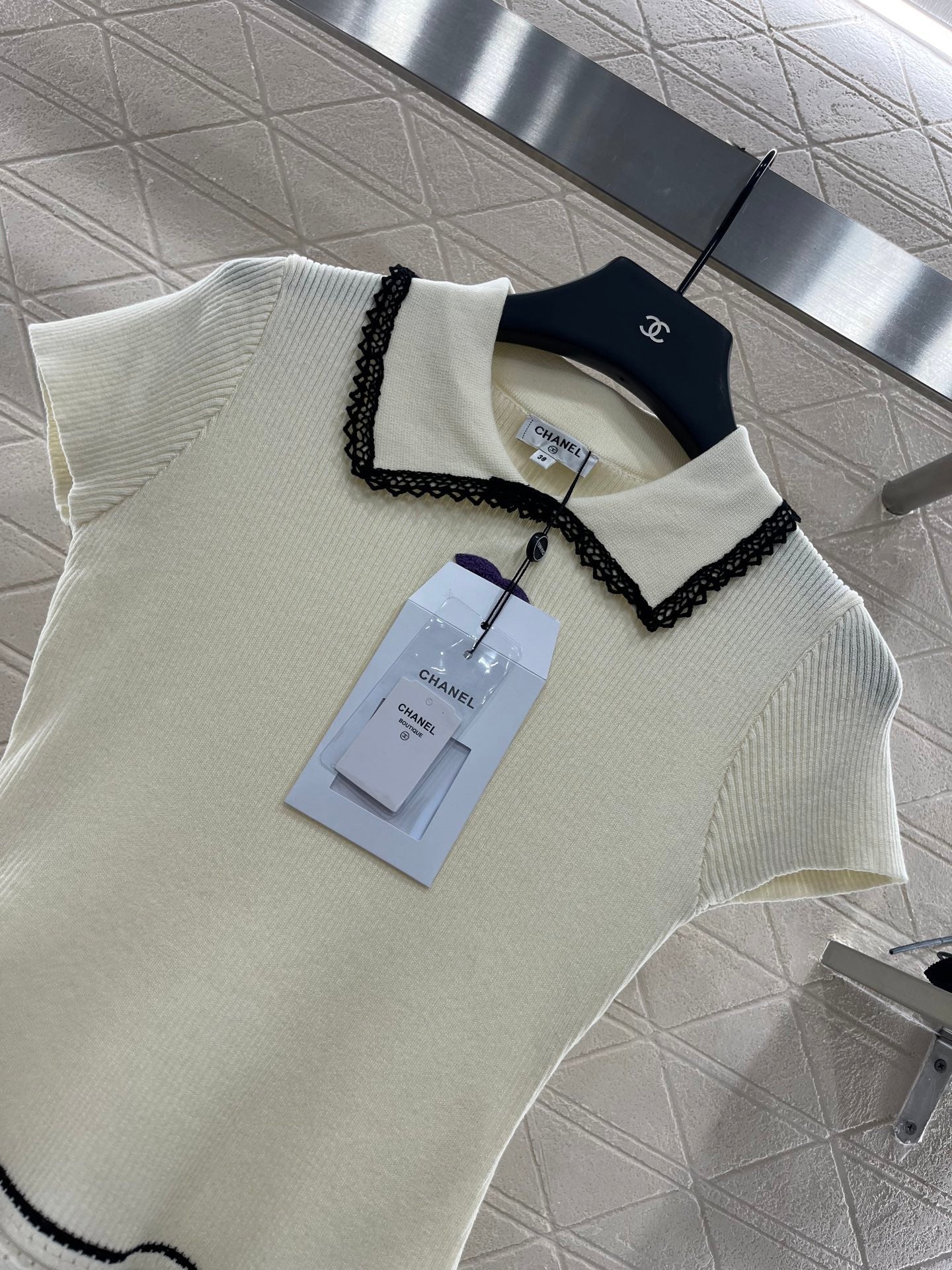 25 new product Hollow knitted short sleeves