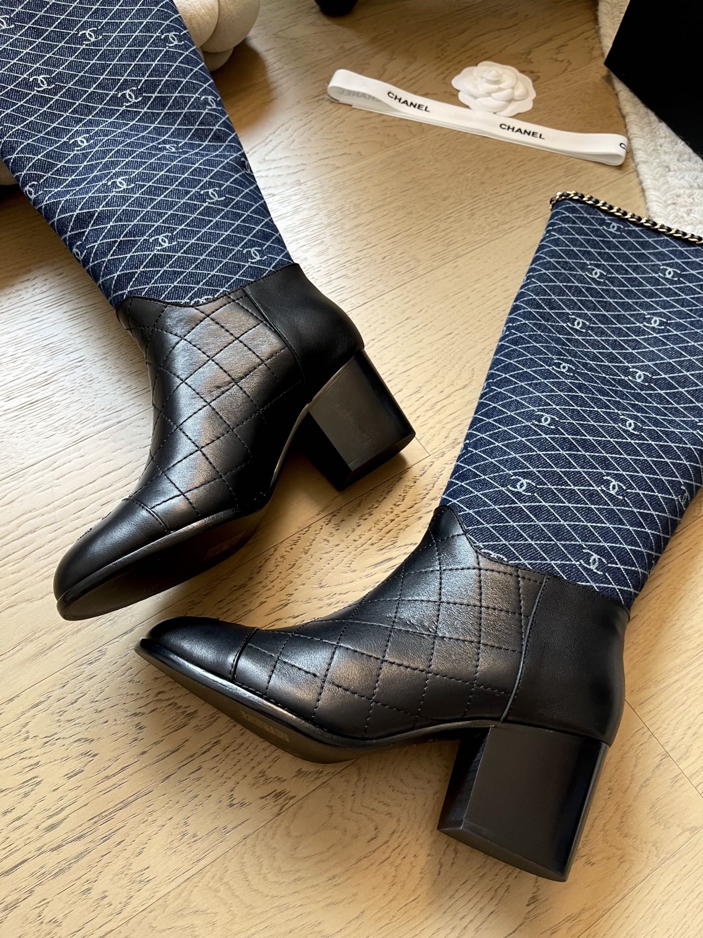 block heel boots