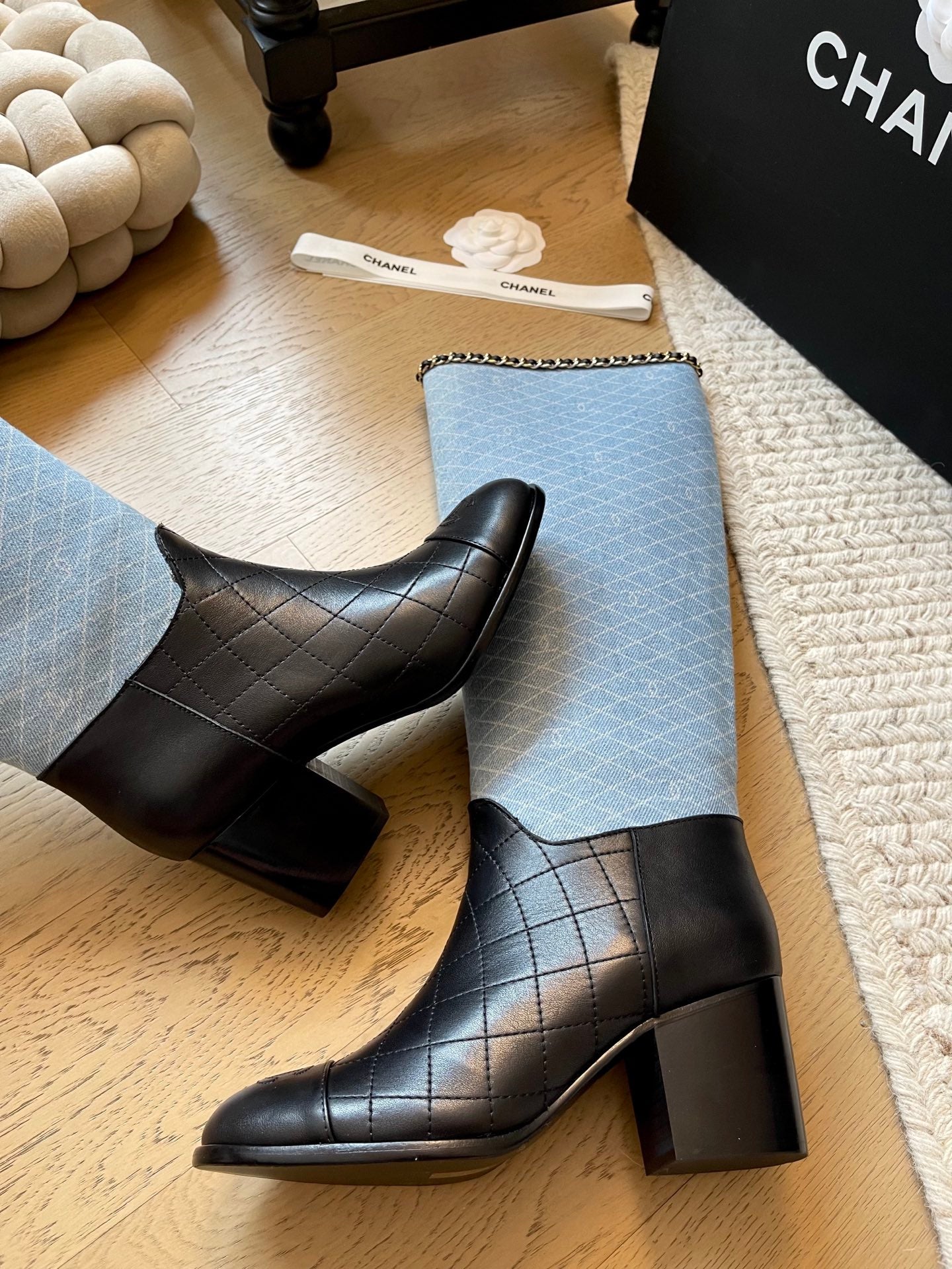 block heel boots