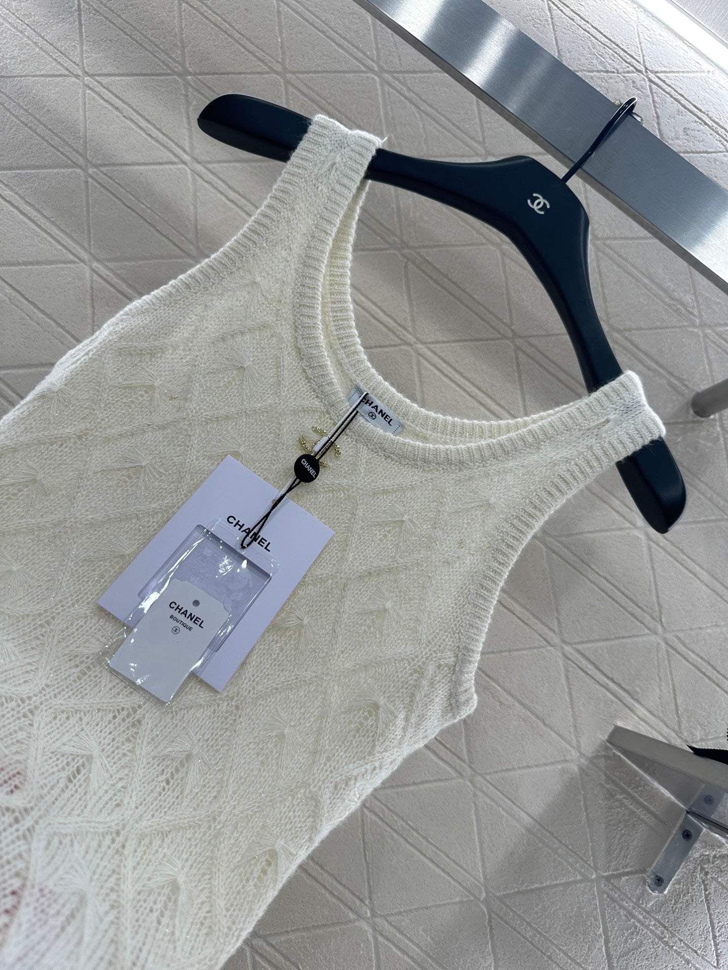 Fireworks Rhinestone Knit Vest