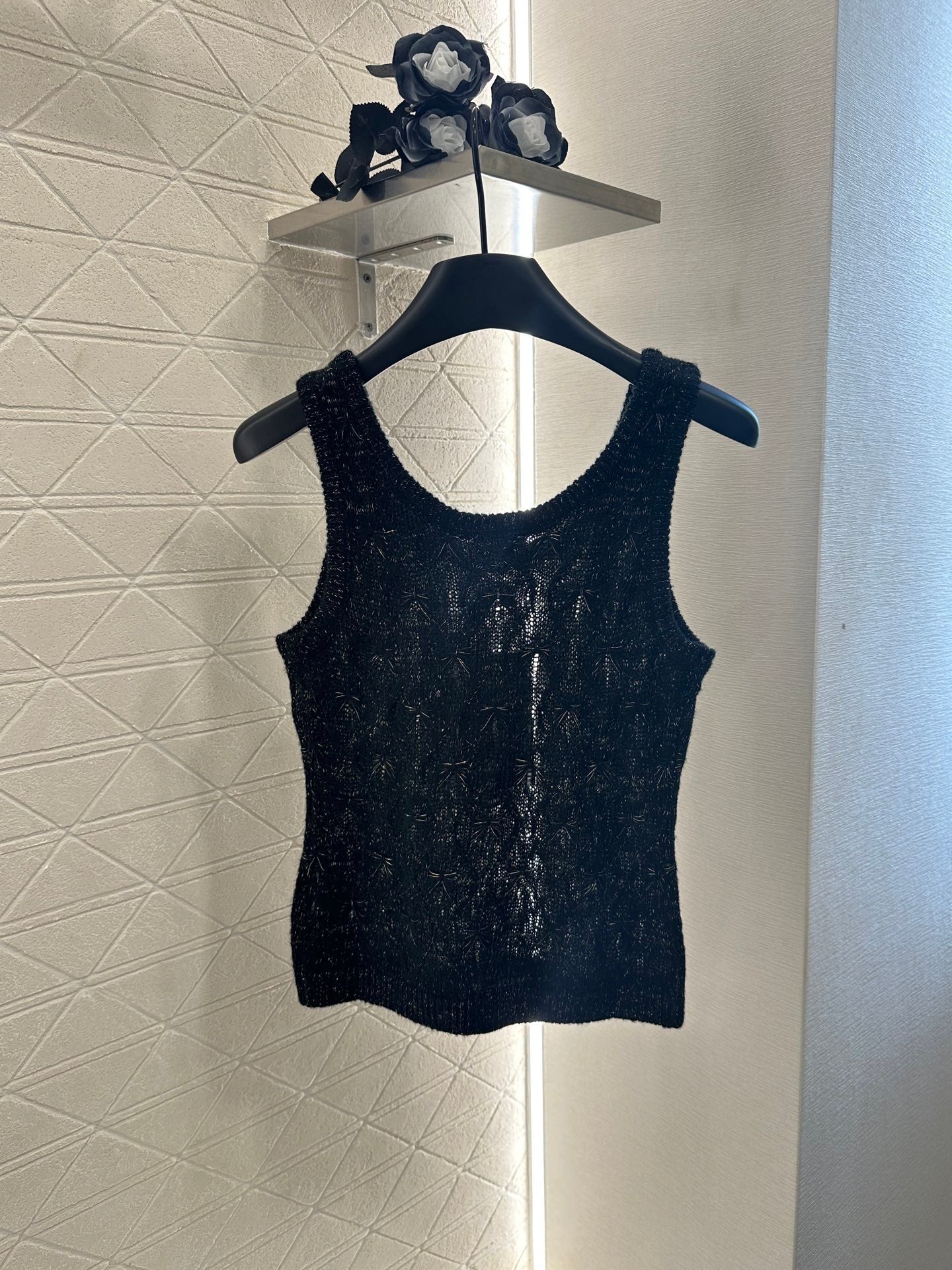 Fireworks Rhinestone Knit Vest