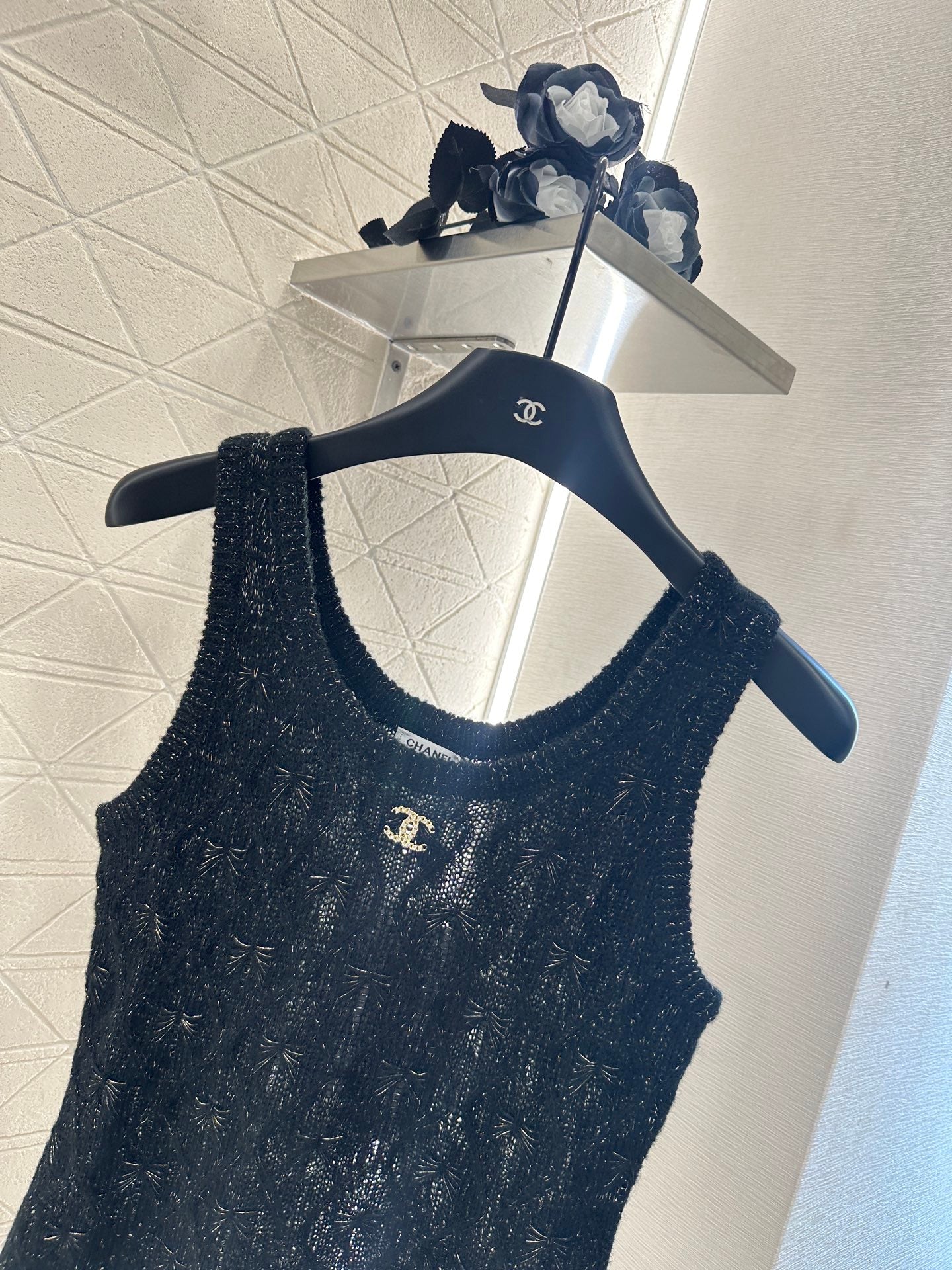 Fireworks Rhinestone Knit Vest