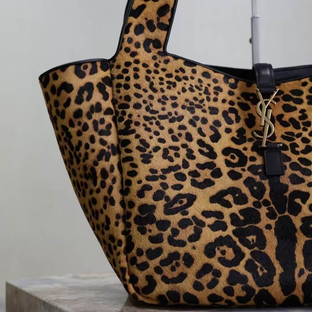 Modern Vintage Leopard Print Hobo Bag
