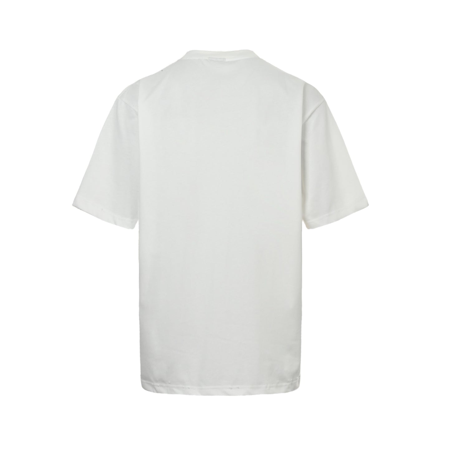 logo dissolving frayed short sleeves