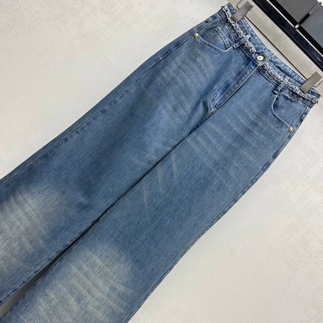25 new denim twist braided suit