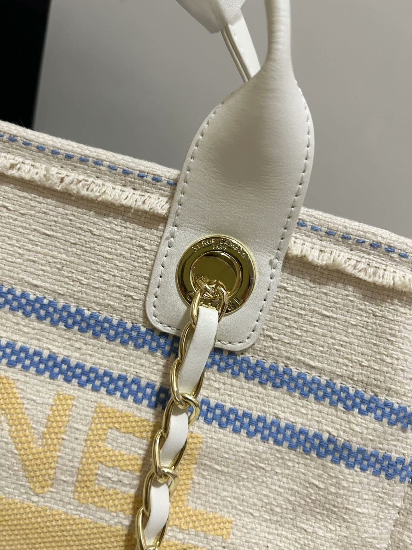 25 denim beach bag