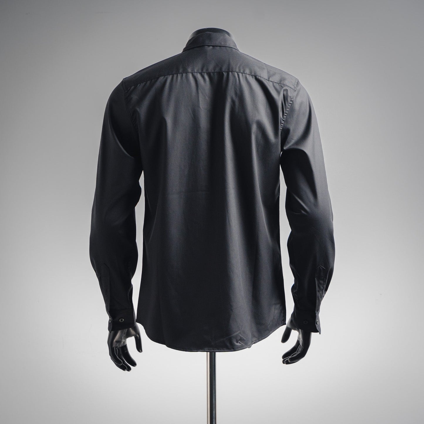 25 Gradient Floral Embroidered Long-Sleeved Shirt