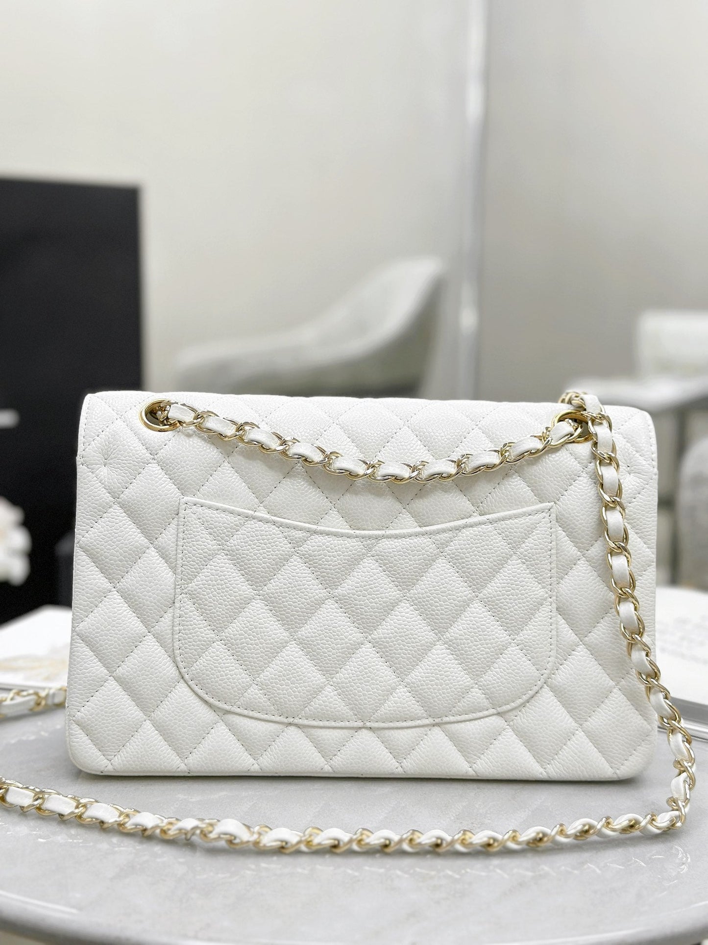 ππππ¦ White Ball Gold--lambskin