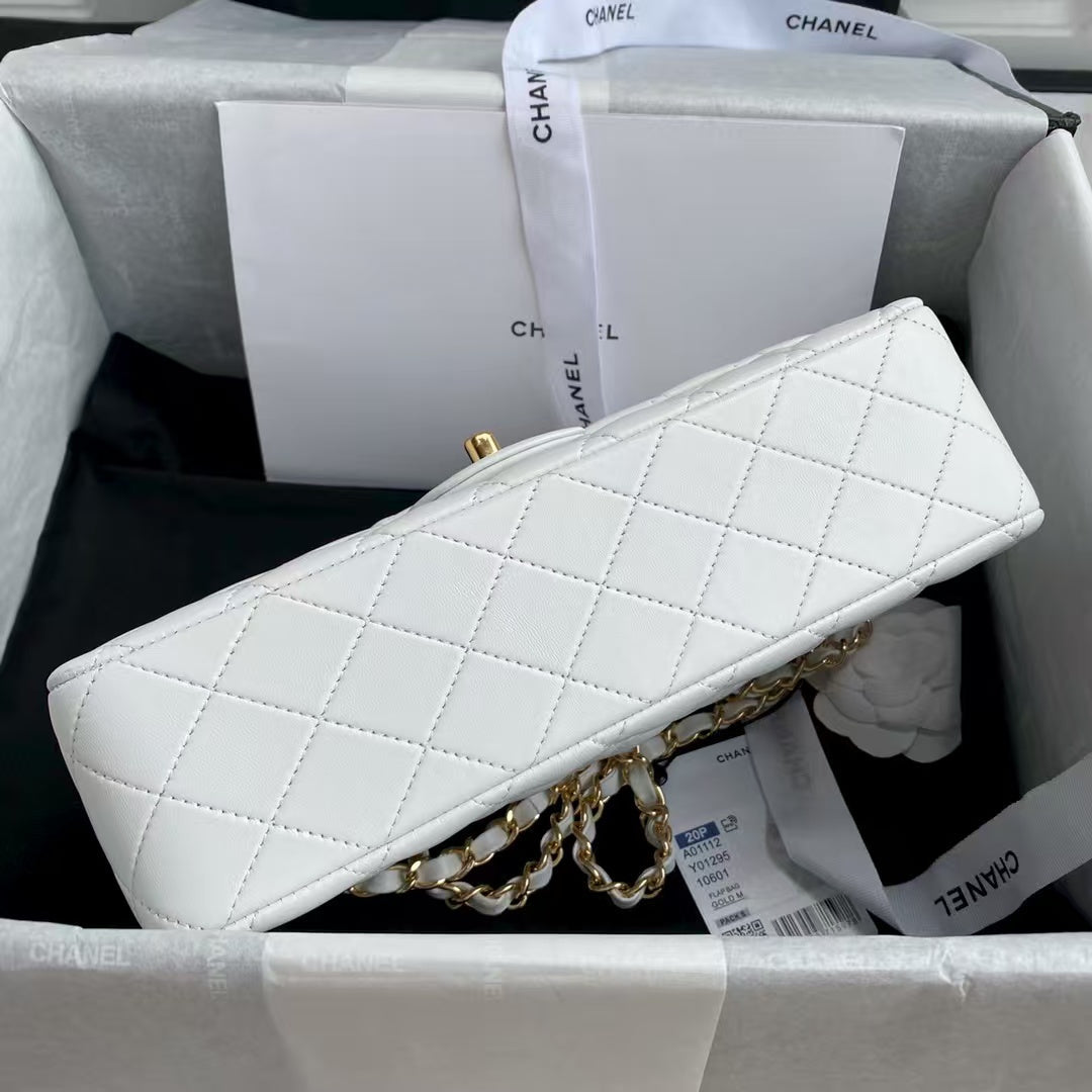 ππππ¦ White Ball Gold--lambskin