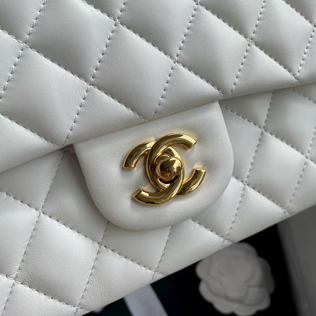 ππππ¦ White Ball Gold--lambskin