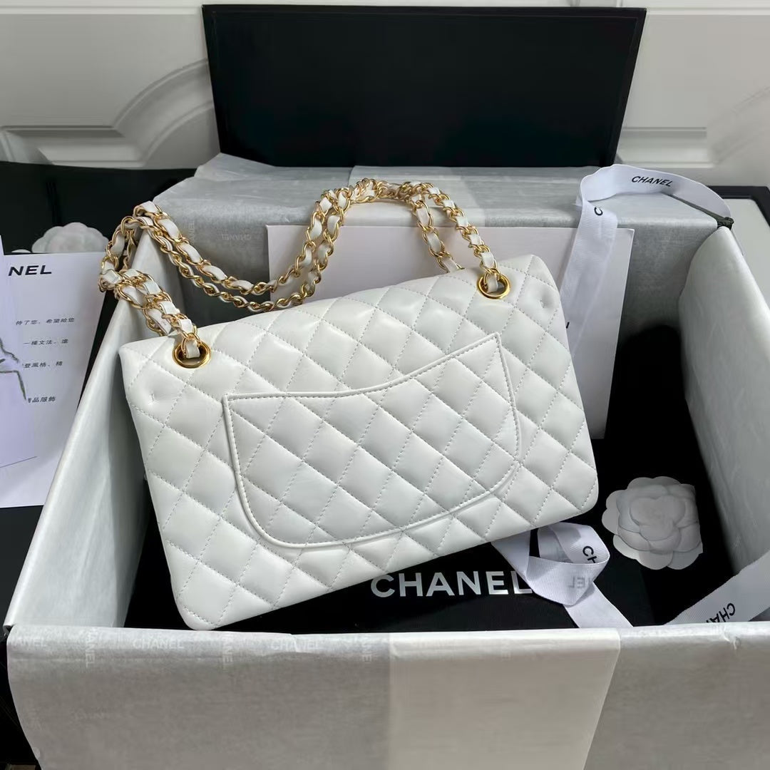 ππππ¦ White Ball Gold--lambskin