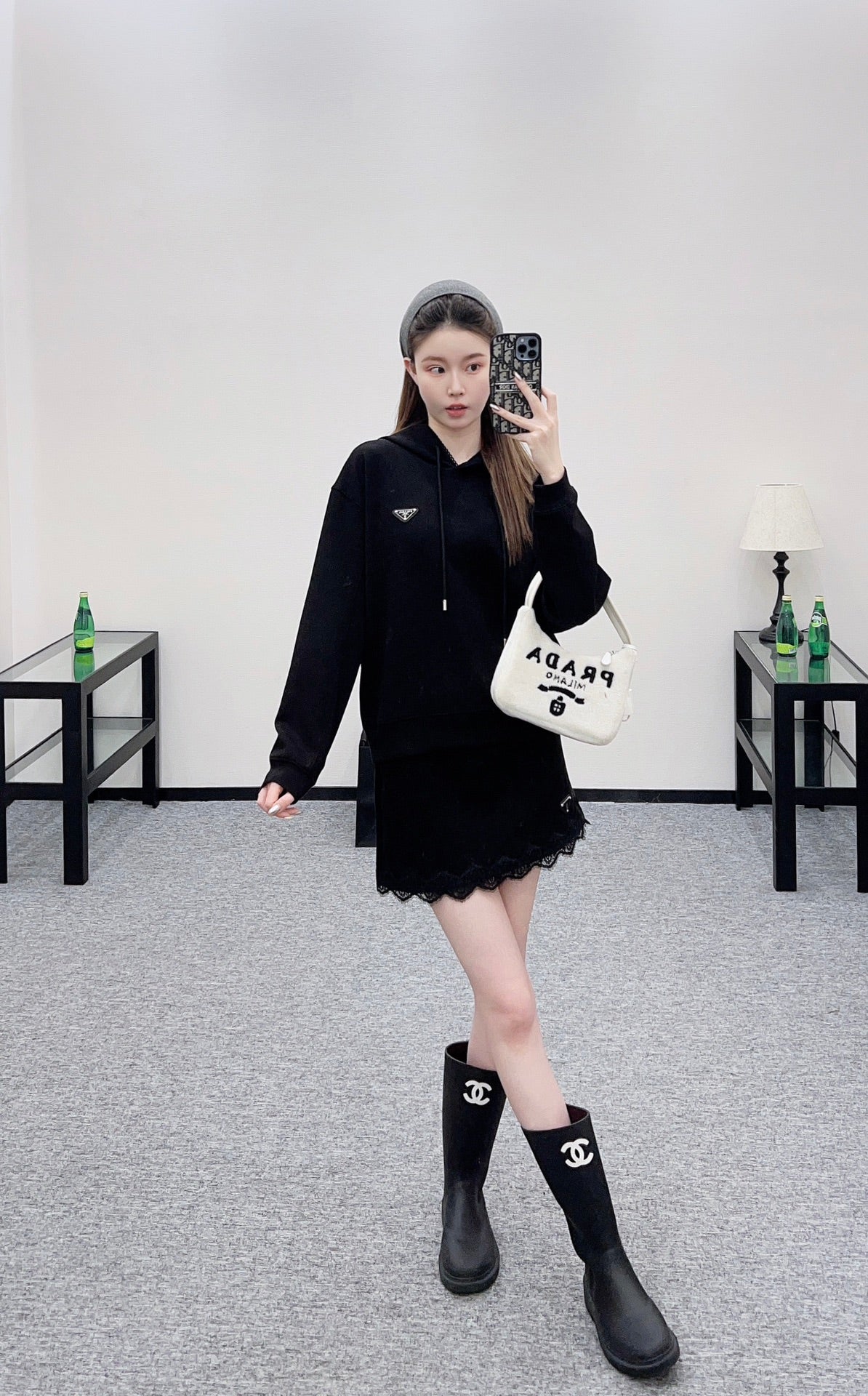 25fw Hooded sweatshirt set
