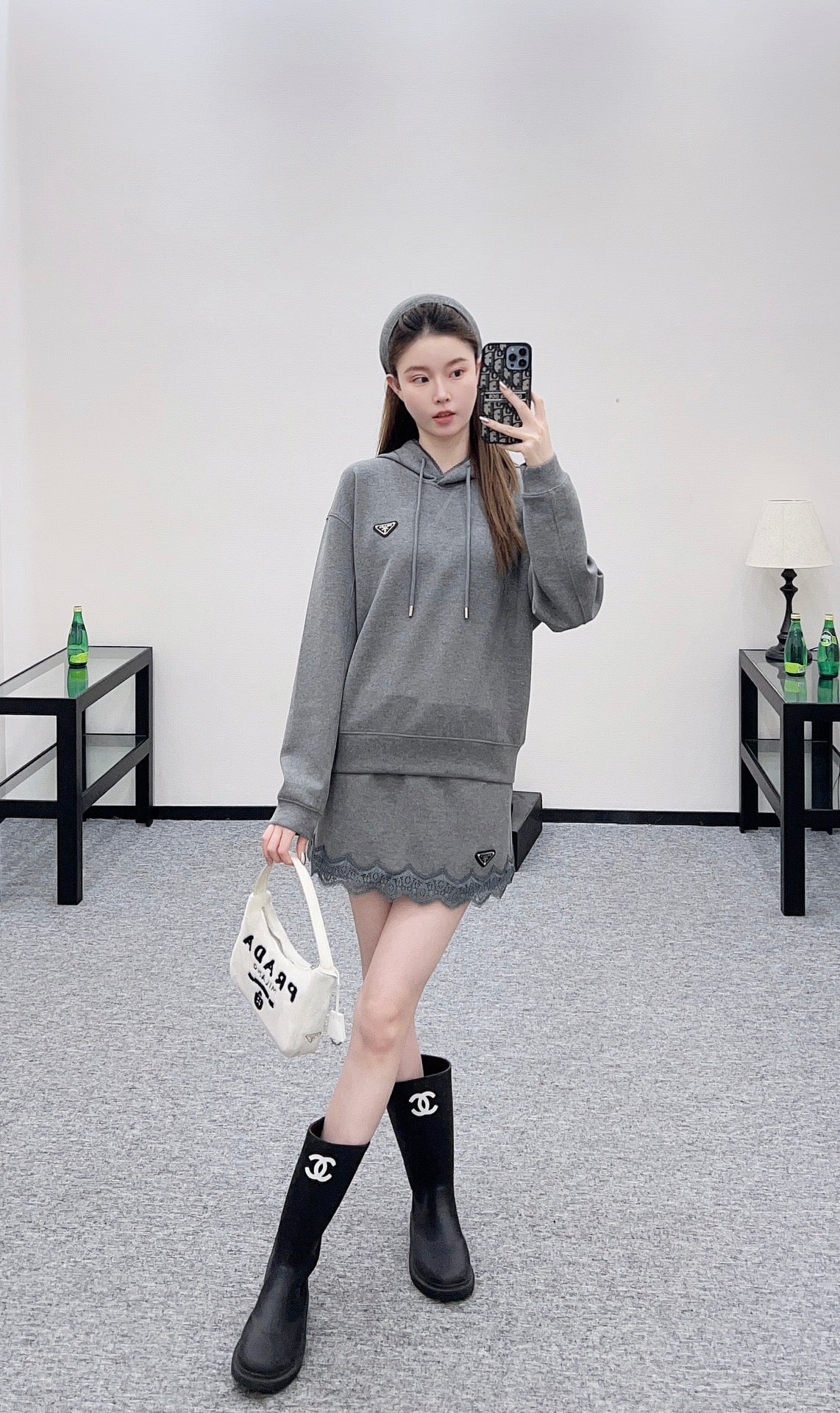 25fw Hooded sweatshirt set