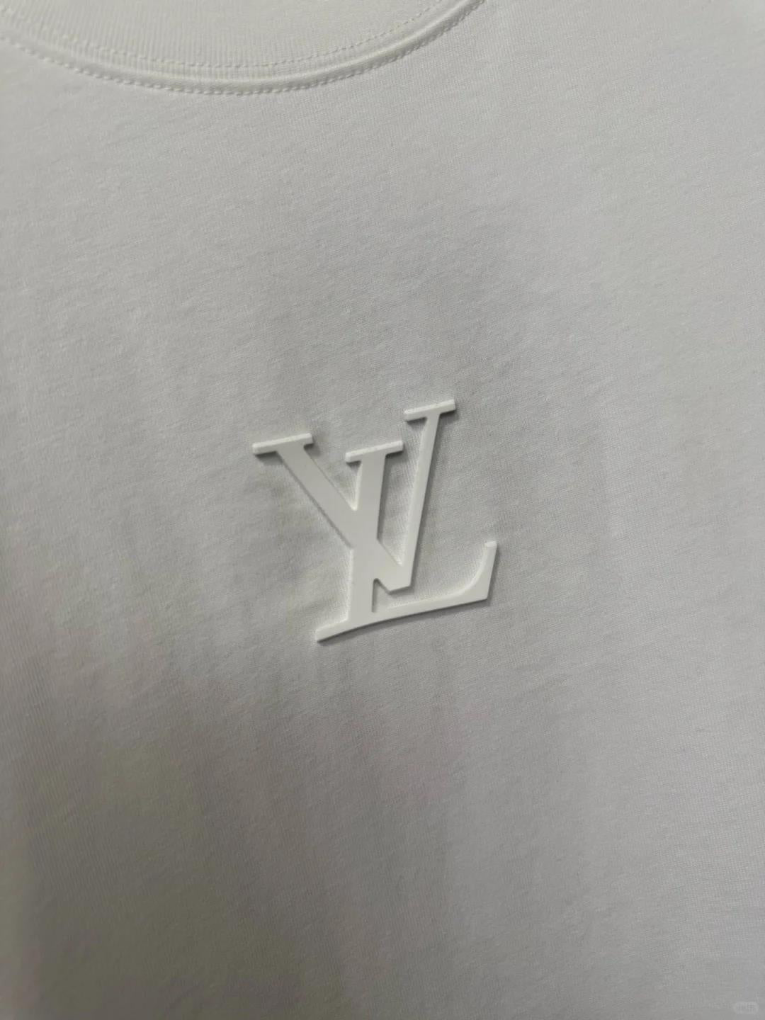 25ss front and rear logo 3D laminated short sleeved shirt