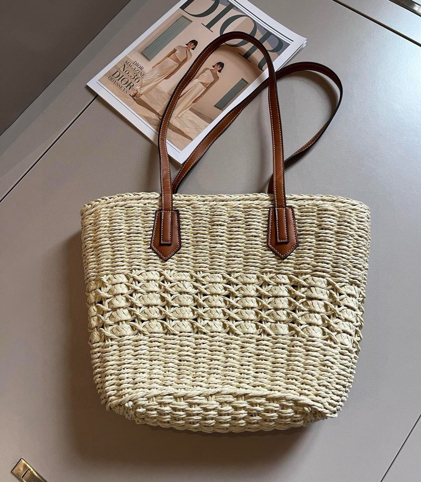 25 New Summer Raffia Hand-woven Bags