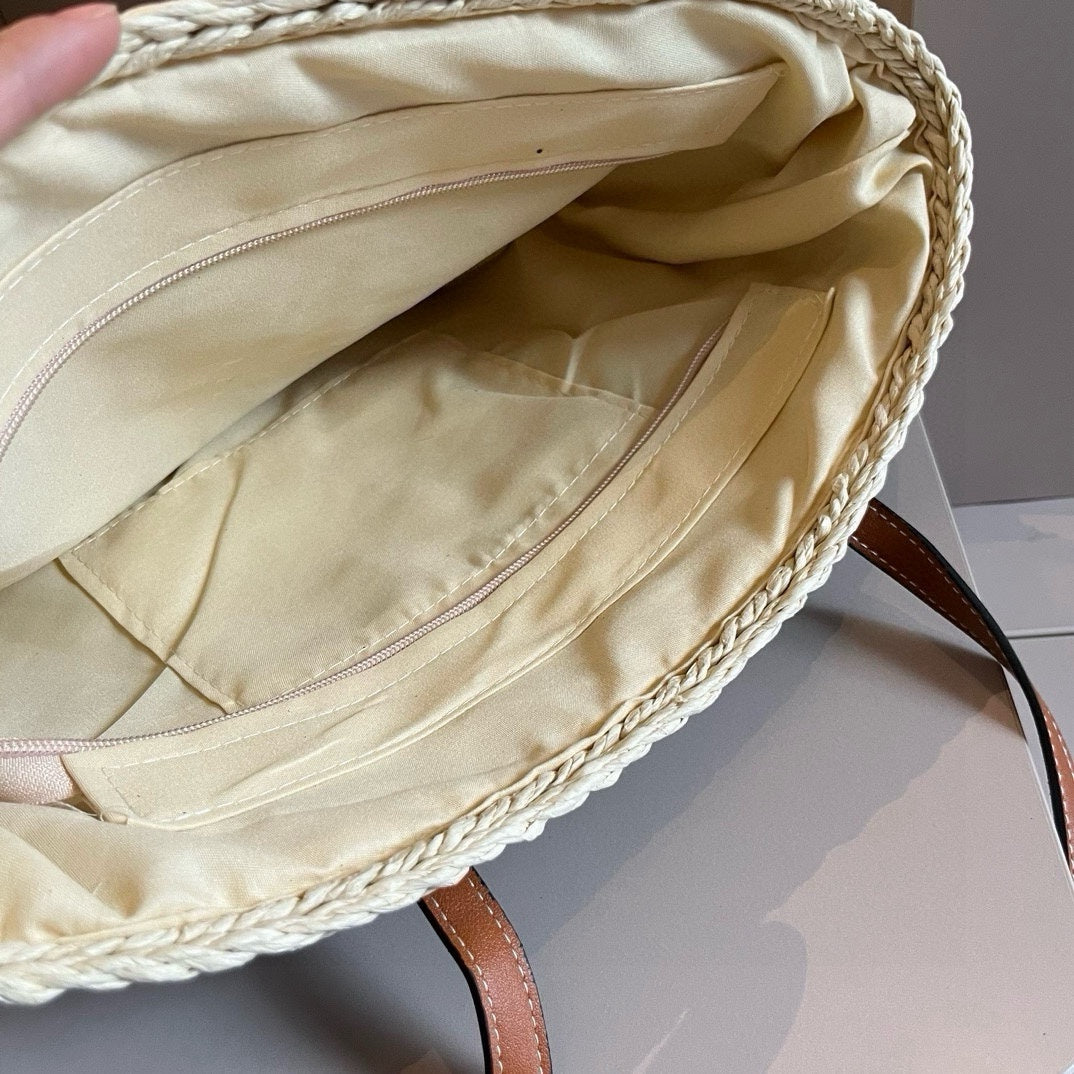 25 New Summer Raffia Hand-woven Bags