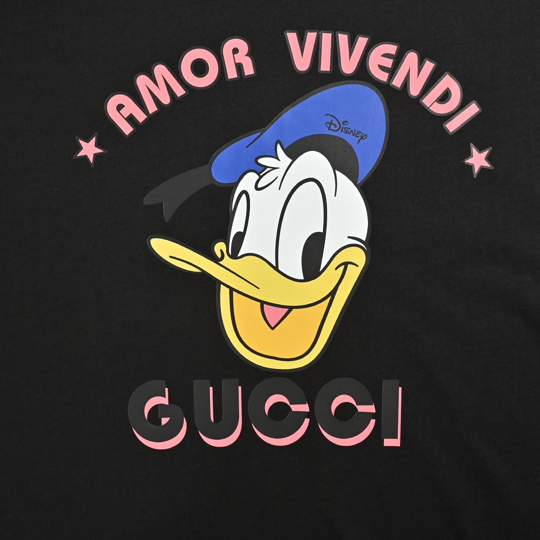 Donald Duck print short sleeves