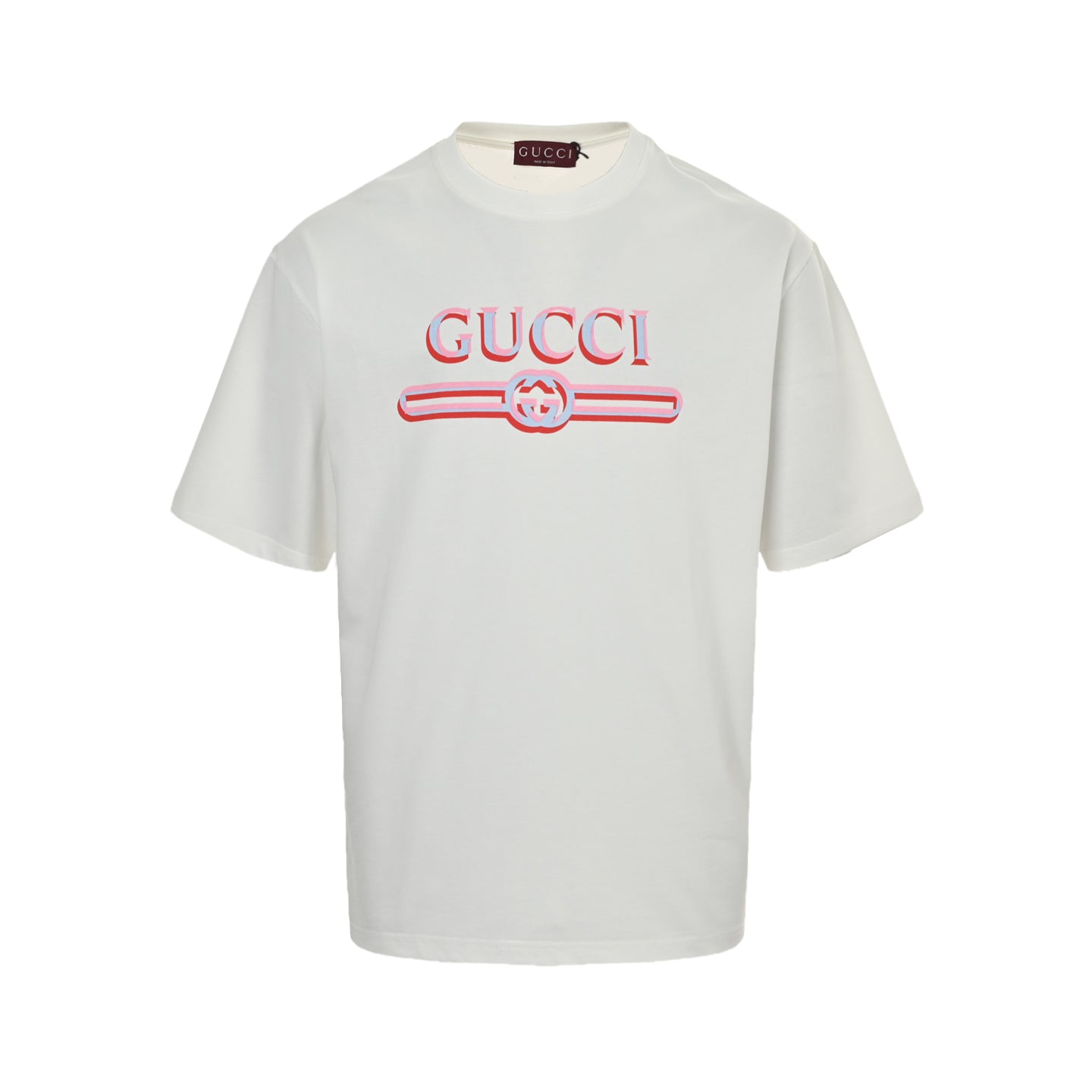 Ghost belt logo print short sleeves