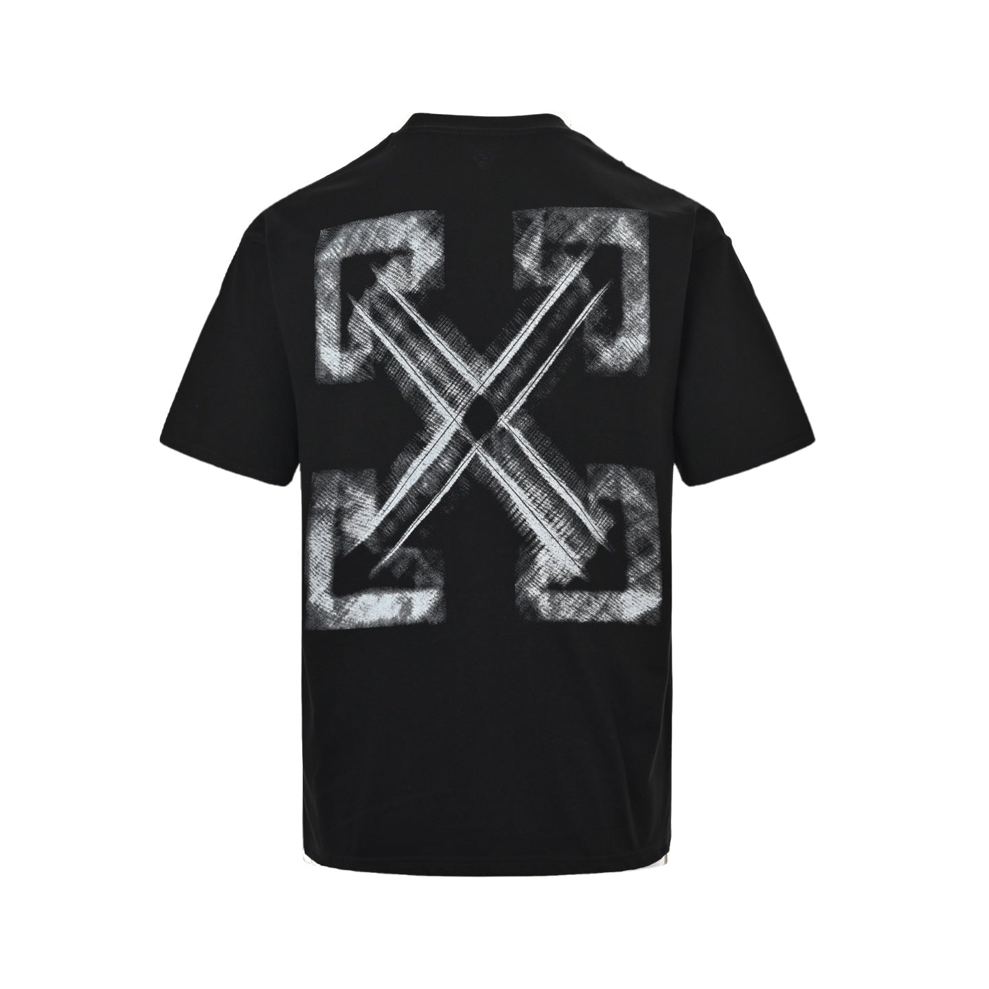 smoke arrow print short sleeves
