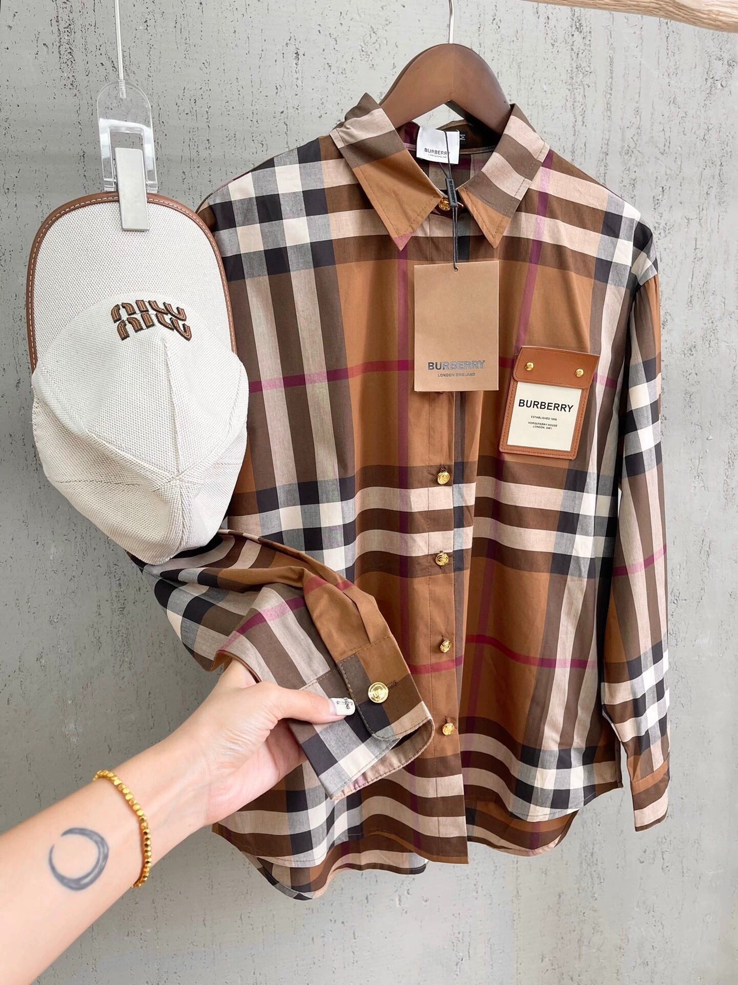 25 stripe plaid shirt