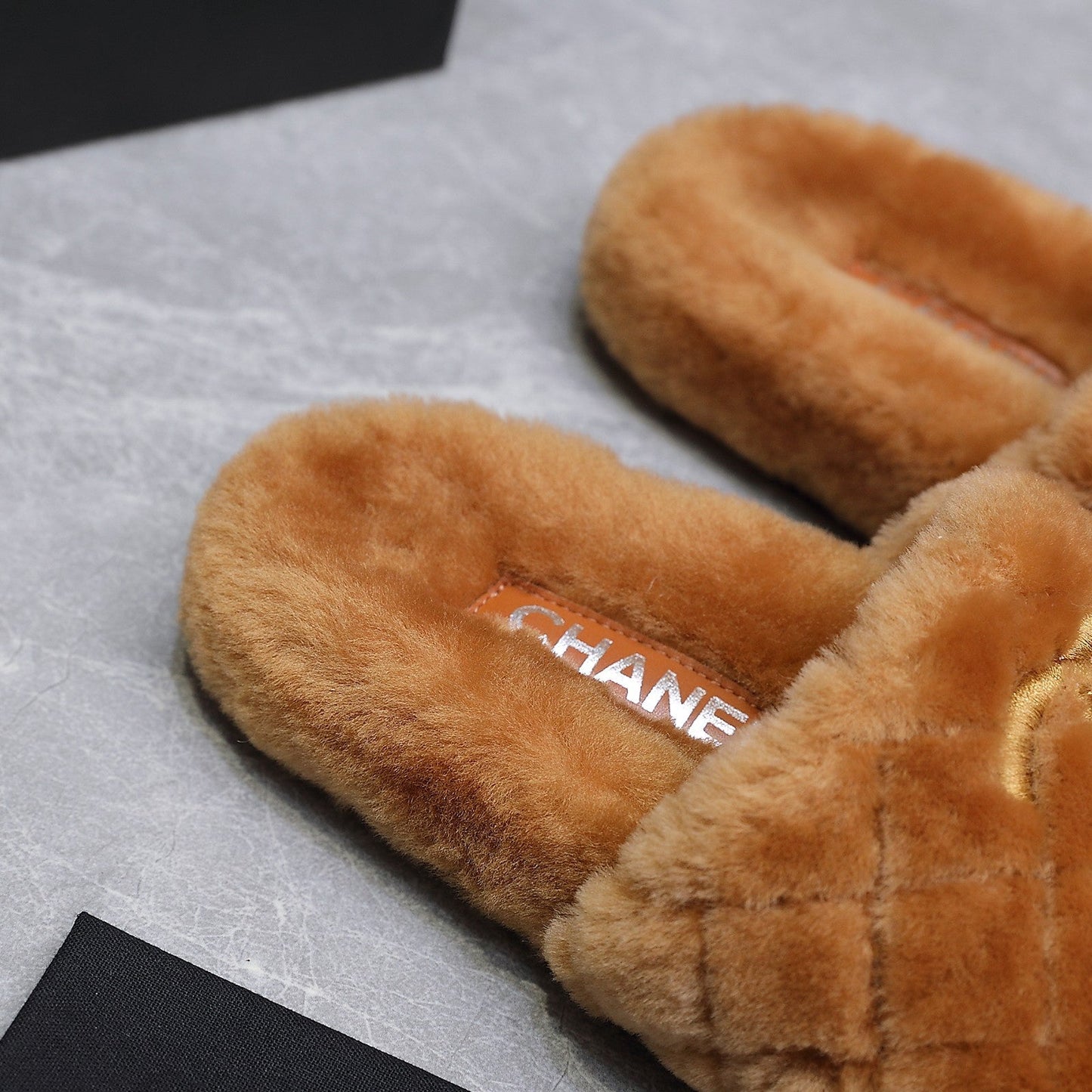 25fw Lambswool slippers