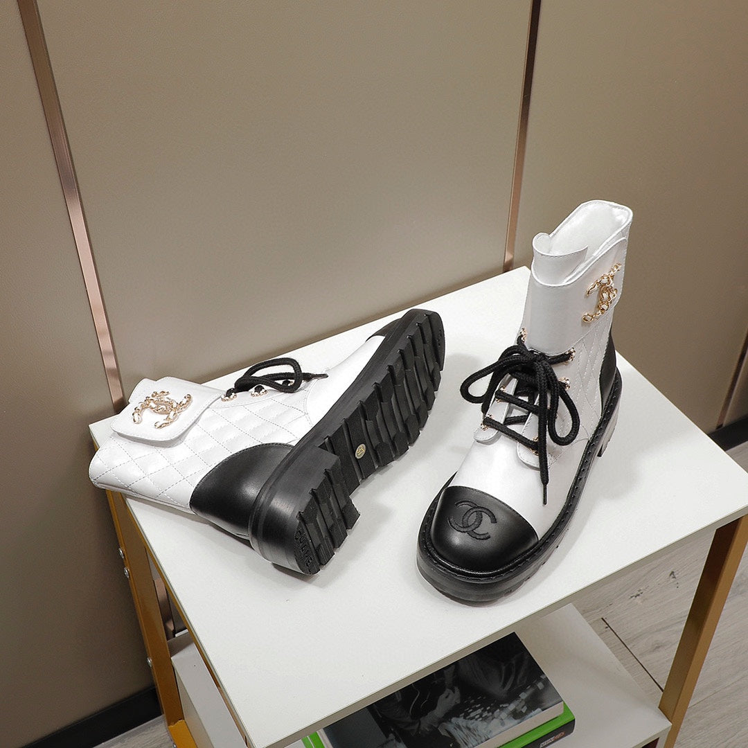 25fw Motorcycle boots Ankle boots