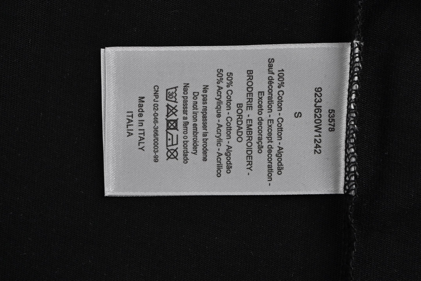 25SS letter embroidered short sleeves