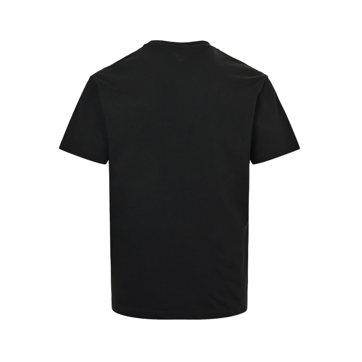 Dark pattern embroidered letter short sleeves