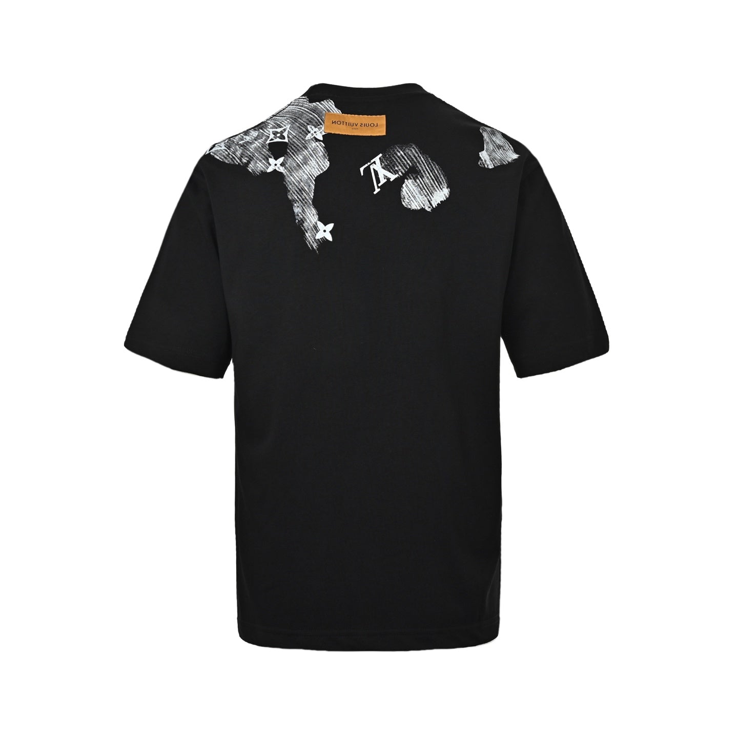 25ss Ink-dyed letter print short sleeves