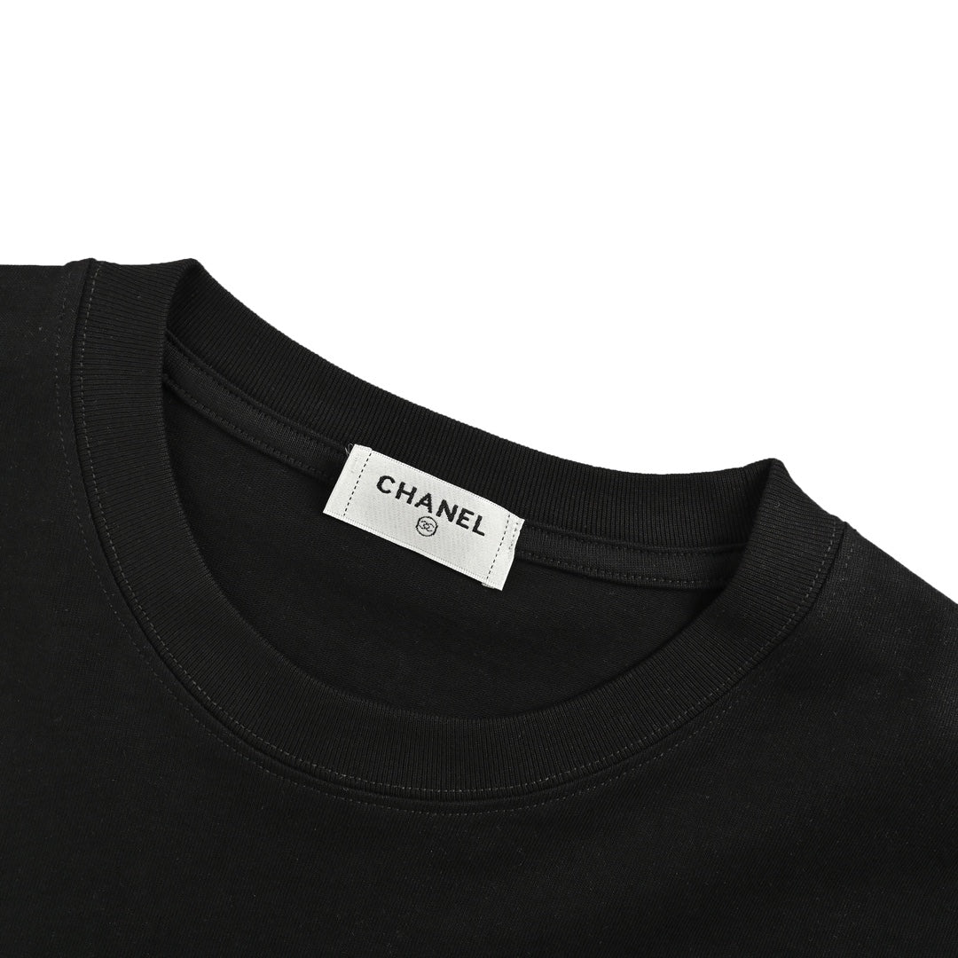 Smiley letter print short sleeves