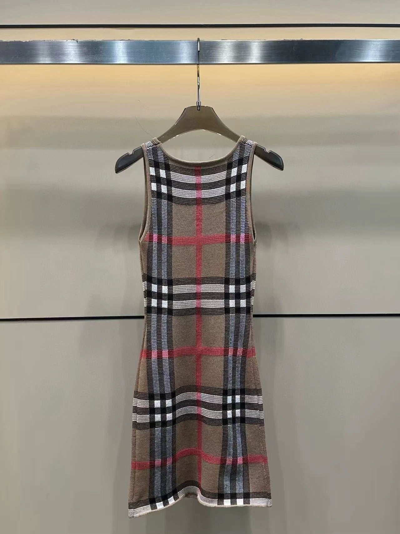 25 Early Autumn New Classic Jacquard Knitted Vest Dress