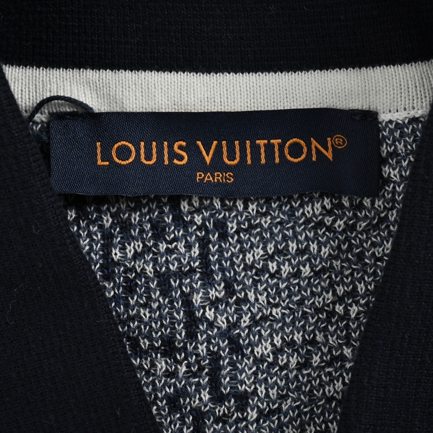 25ss checkerboard knitted short sleeve cardigan