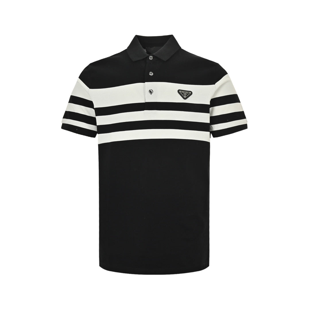 25SS Striped Polo Short Sleeve