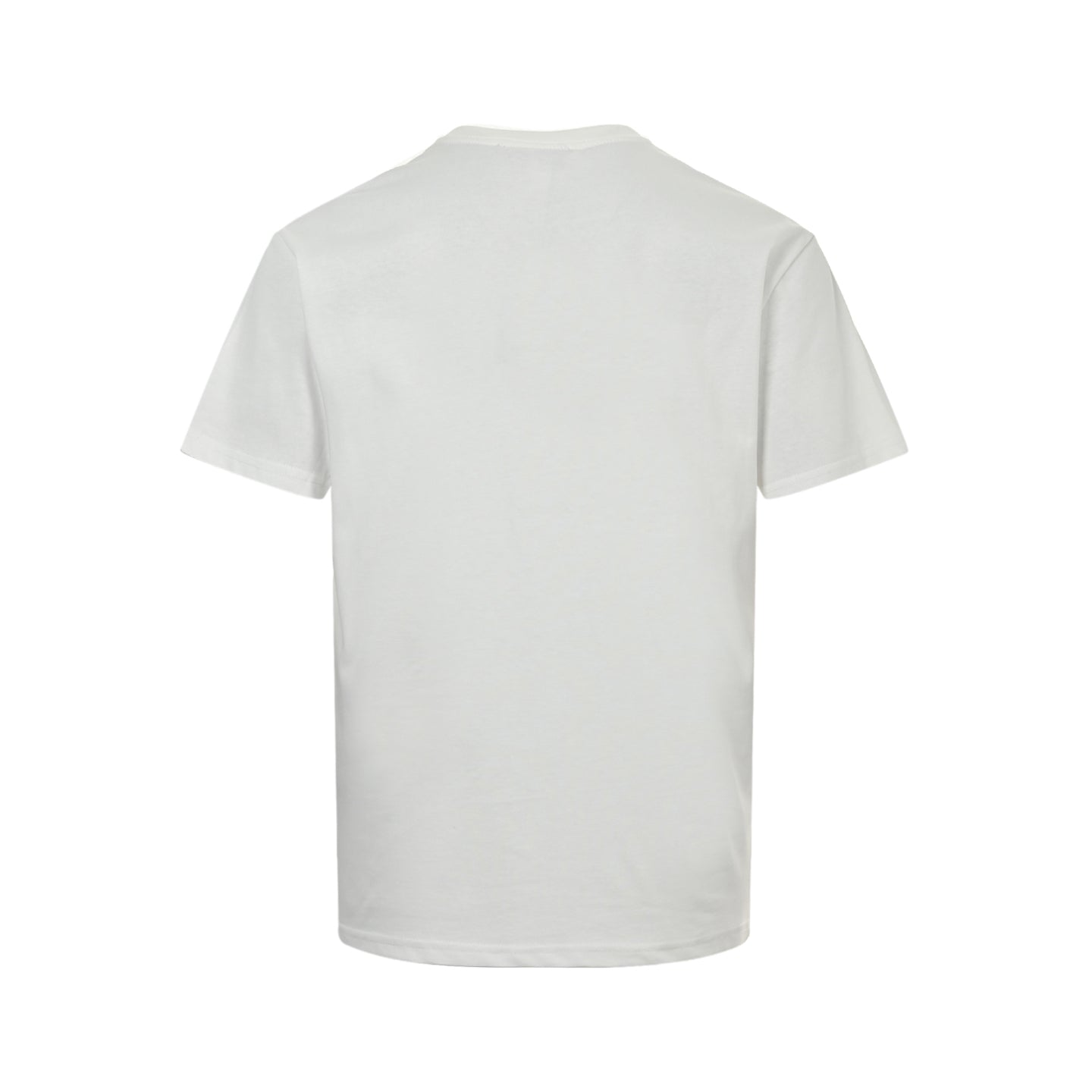 Dark pattern embroidered letter short sleeves