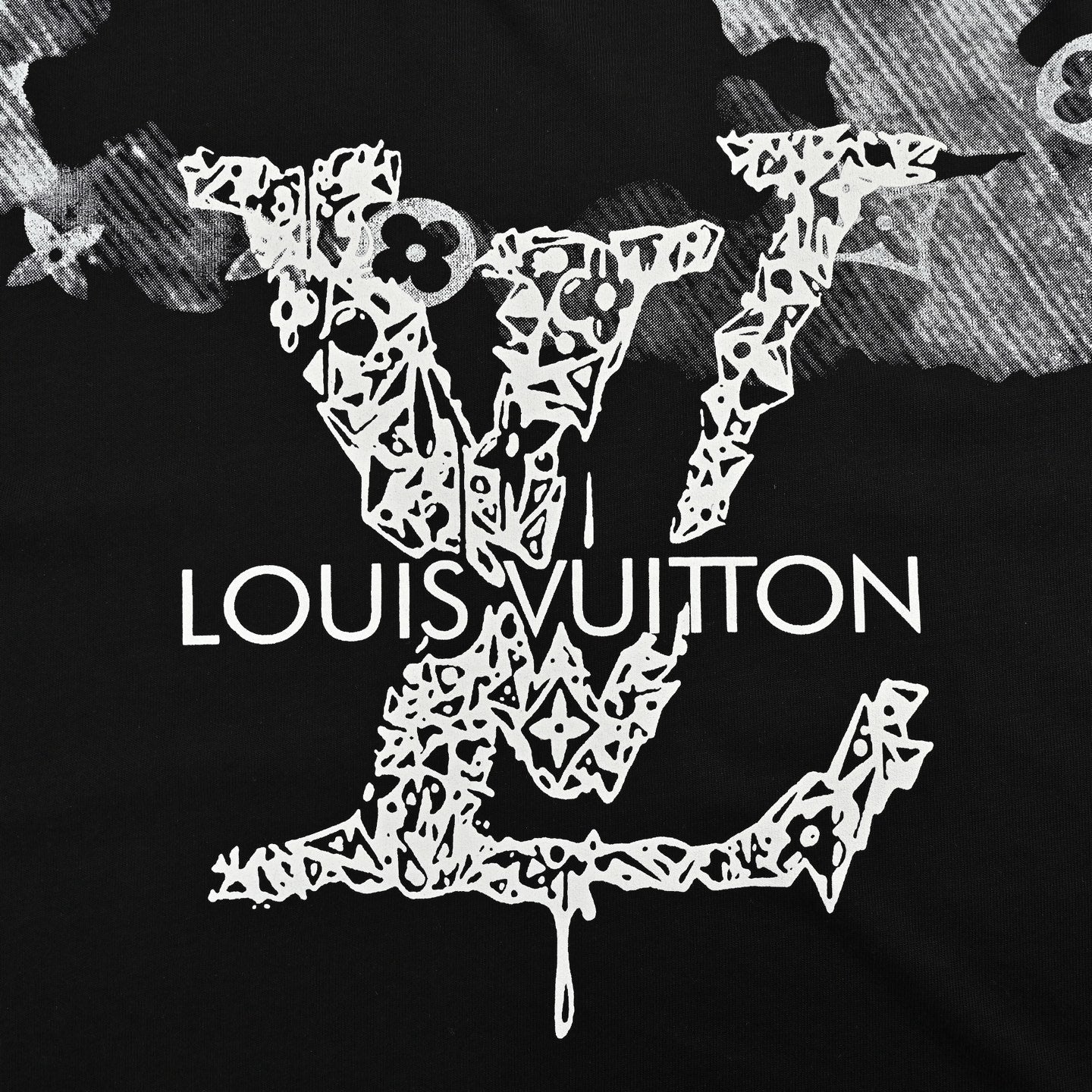25ss Ink-dyed letter print short sleeves