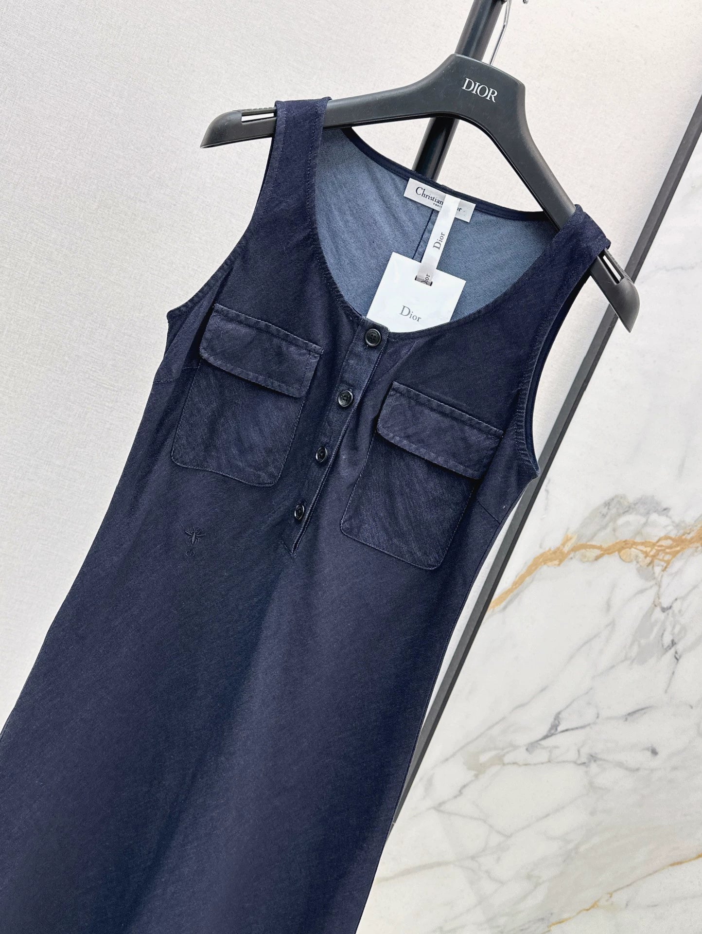 25fw Cowboy vest dress