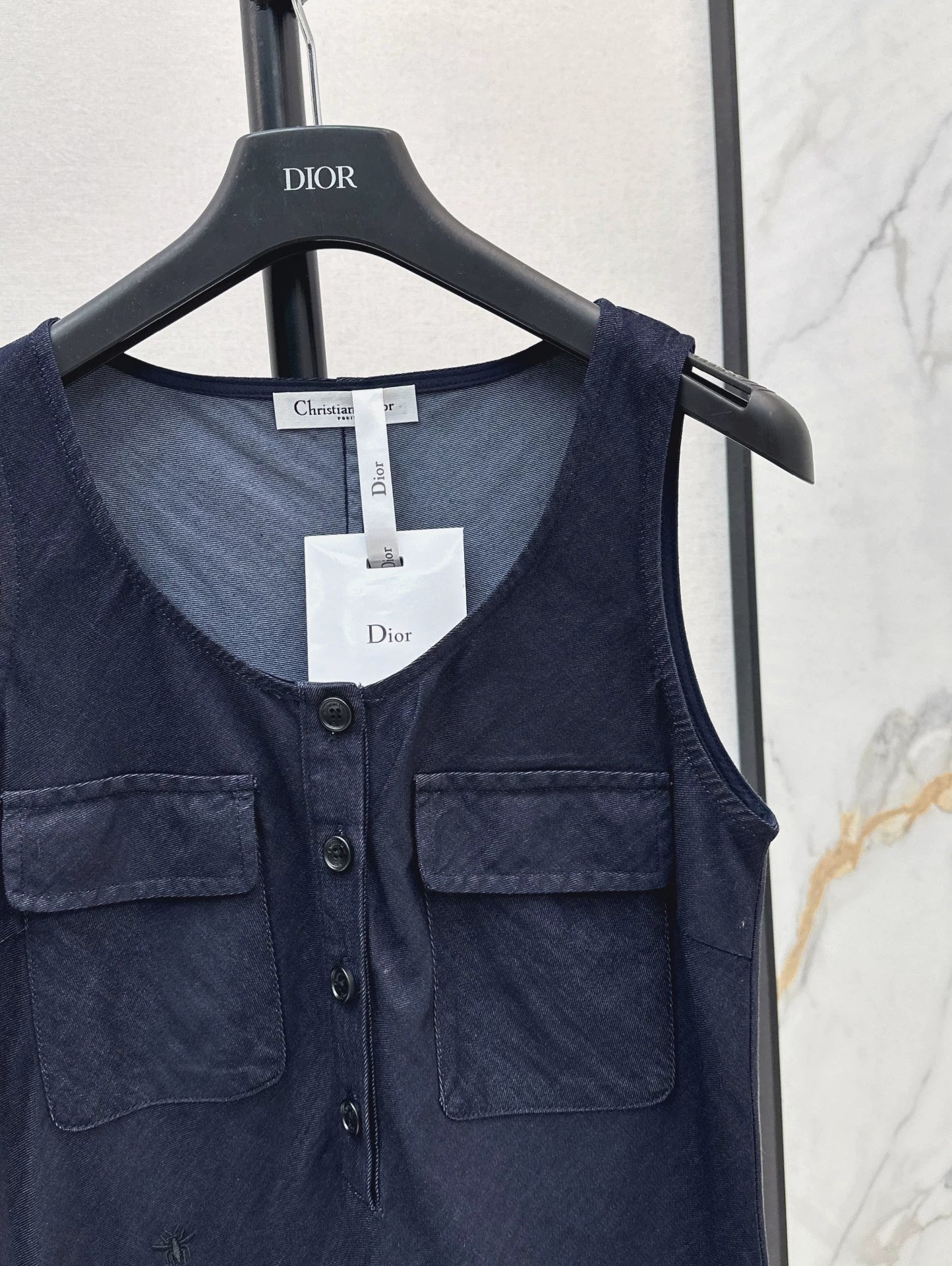 25fw Cowboy vest dress