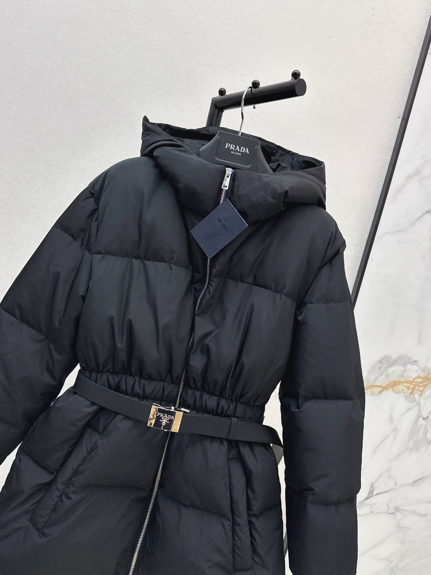 25fw Clean version waist down jacket
