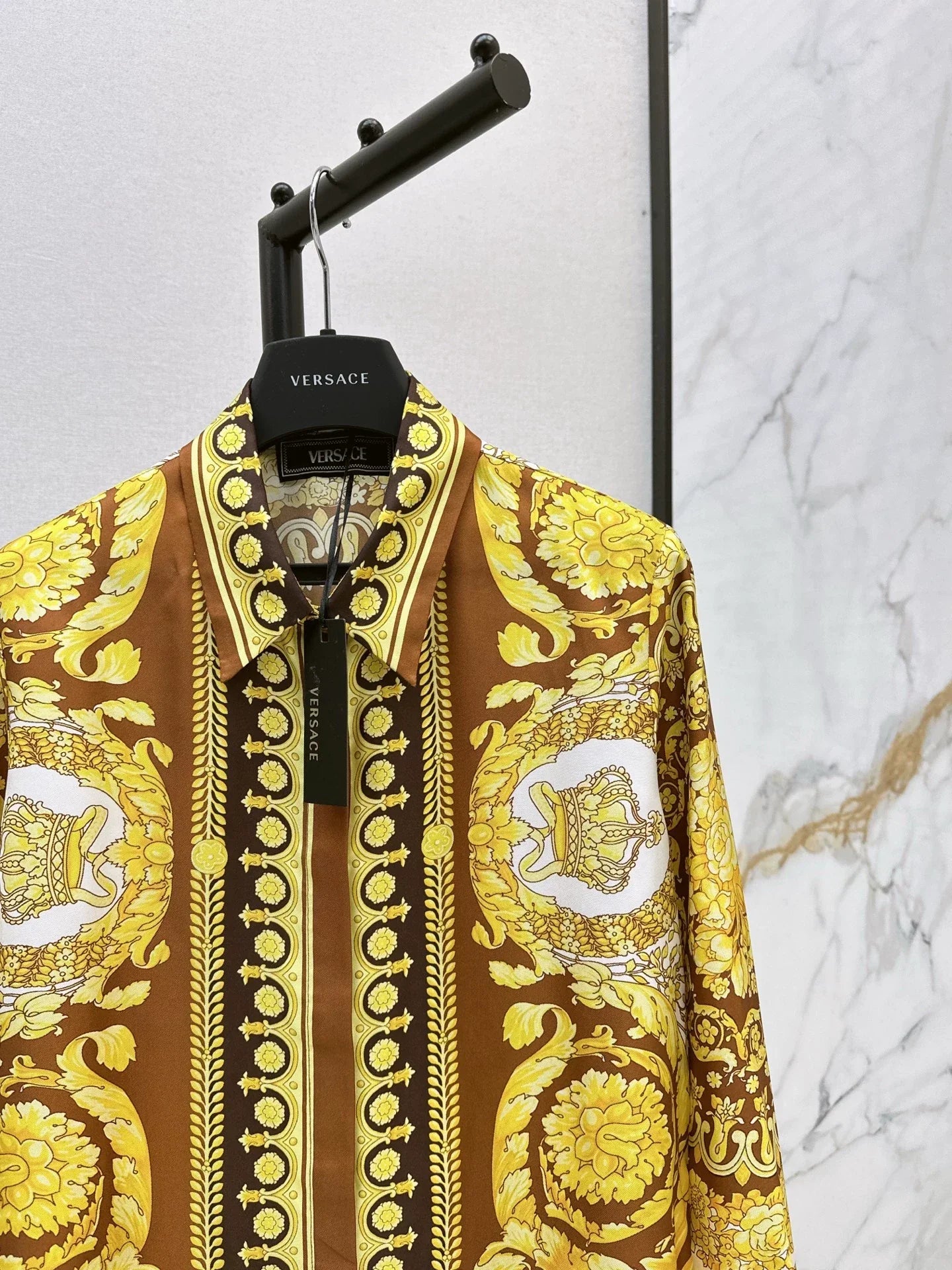 2025 Printed silk shirt