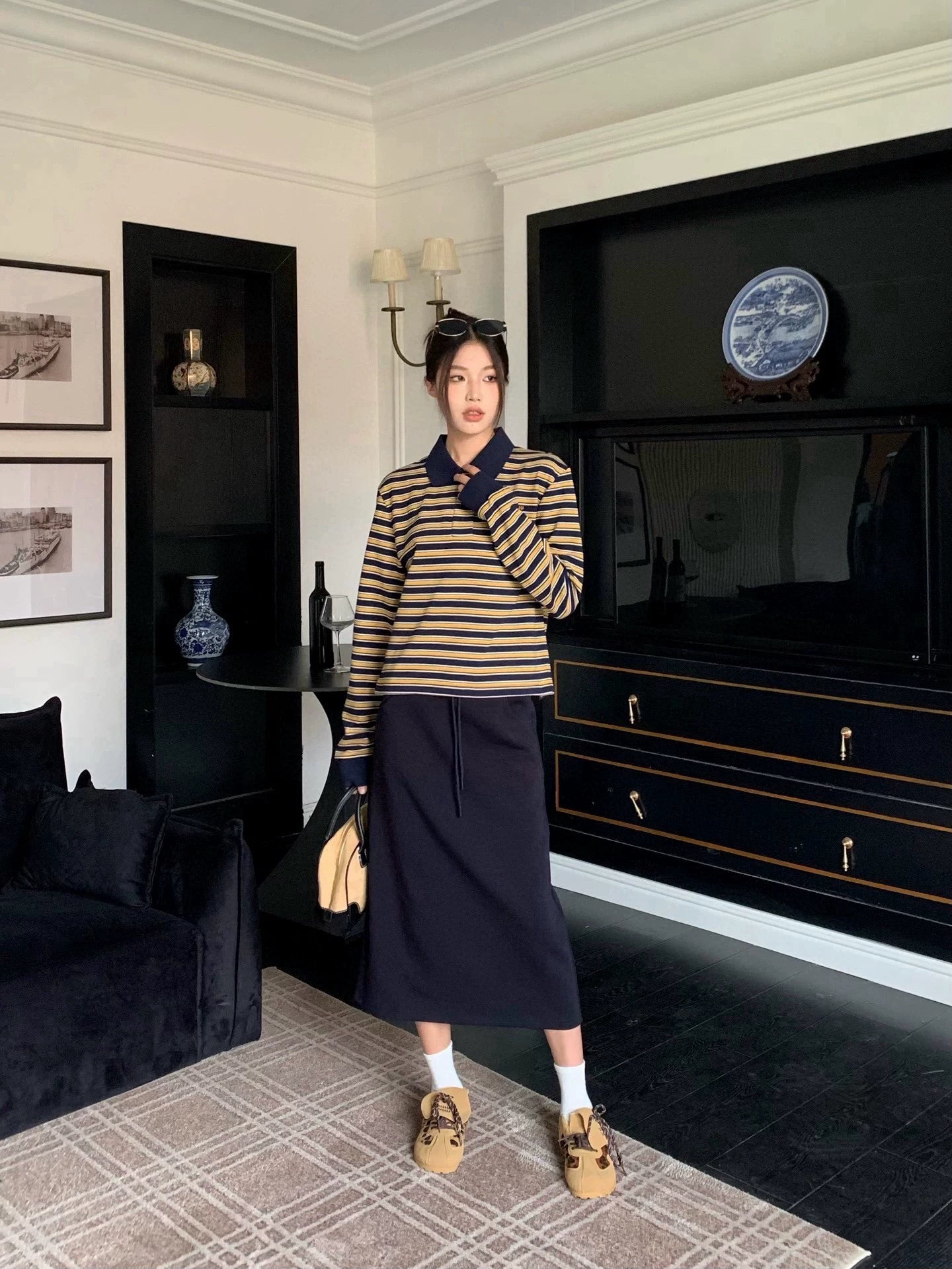 25 Striped casual suit