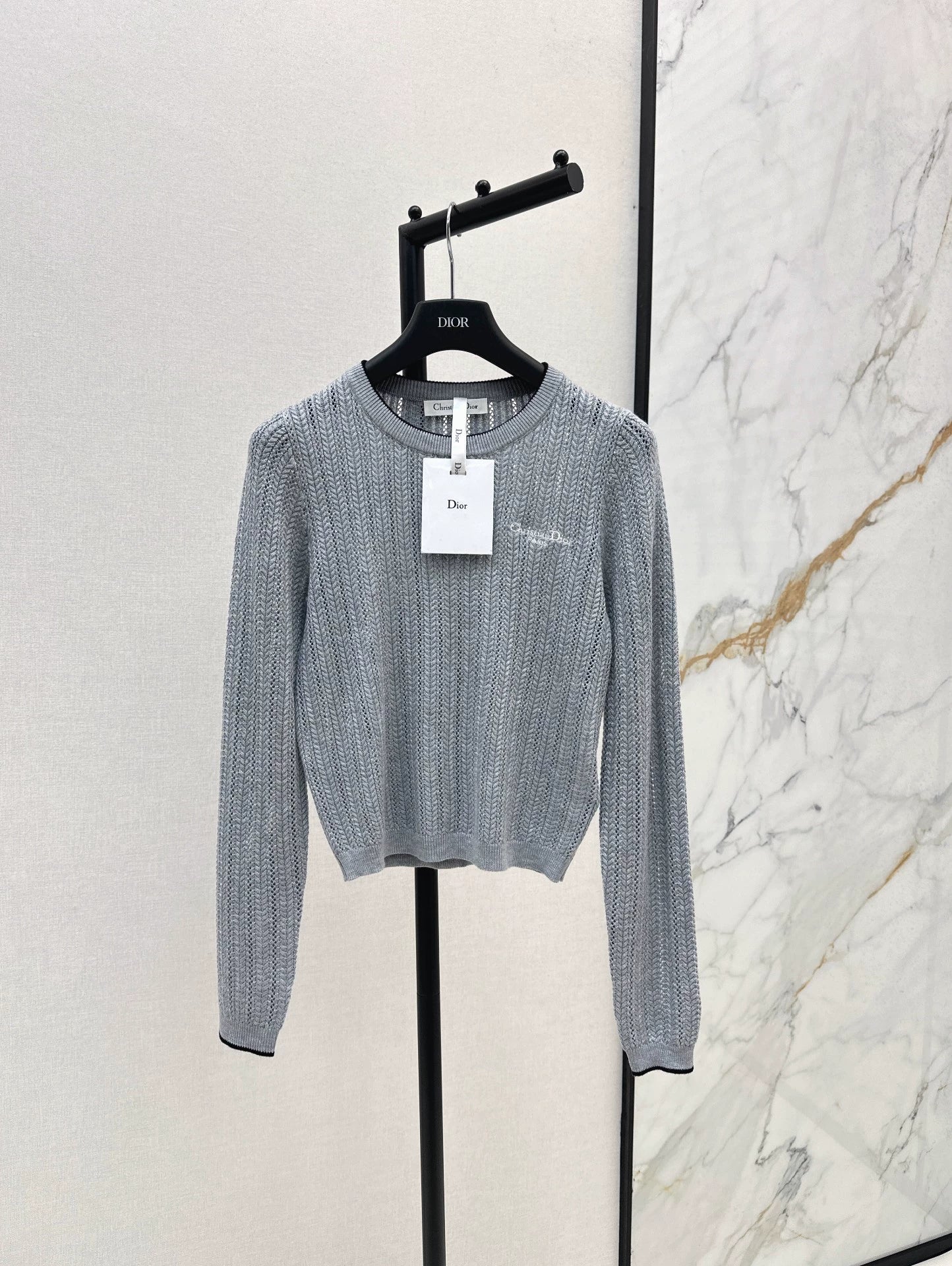 25fw Long sleeved knitted sweater
